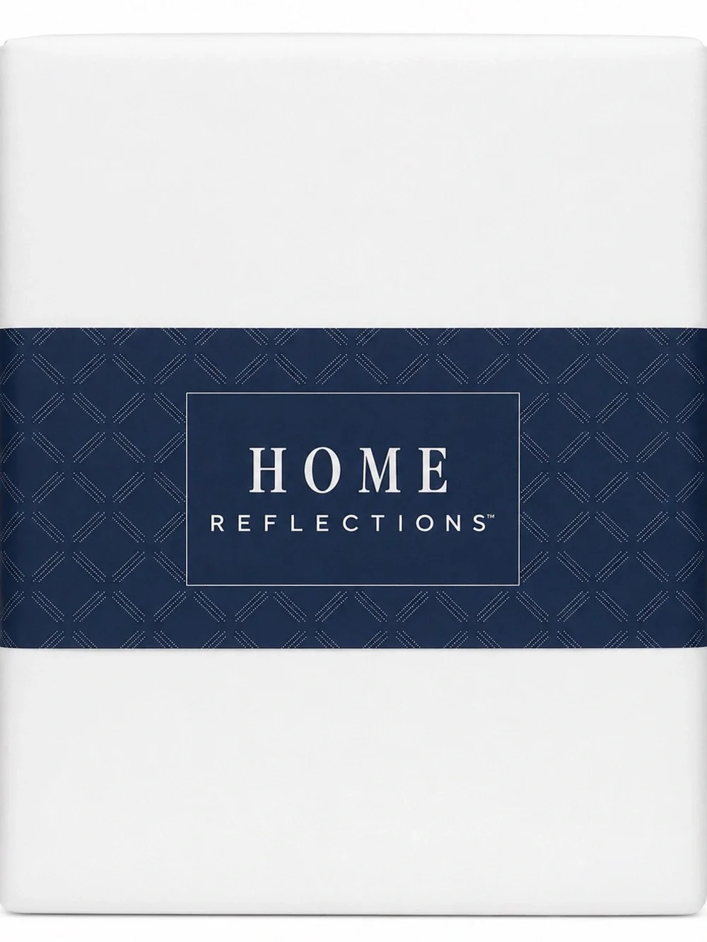 NWT Home Reflections 800TC California King White Sheet Set